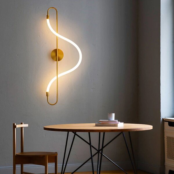 APP858-W Long Gold LED zidna svjetiljka