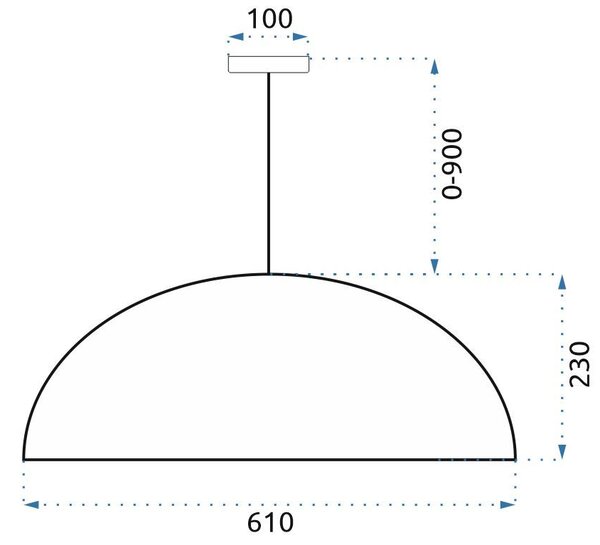 VISEĆA LAMPA APP988-1CP