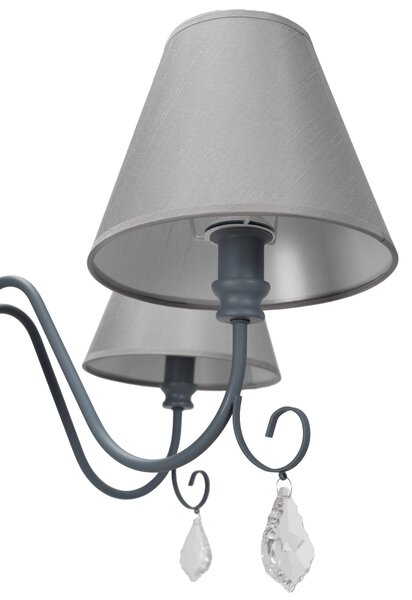 Viseća lampa s kristalima APP991-4CP