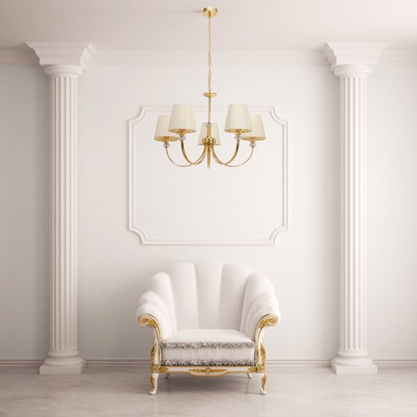 Viseća lampa s kristalima APP1014-5CP