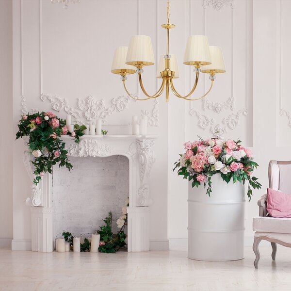 Viseća lampa s kristalima APP1014-5CP