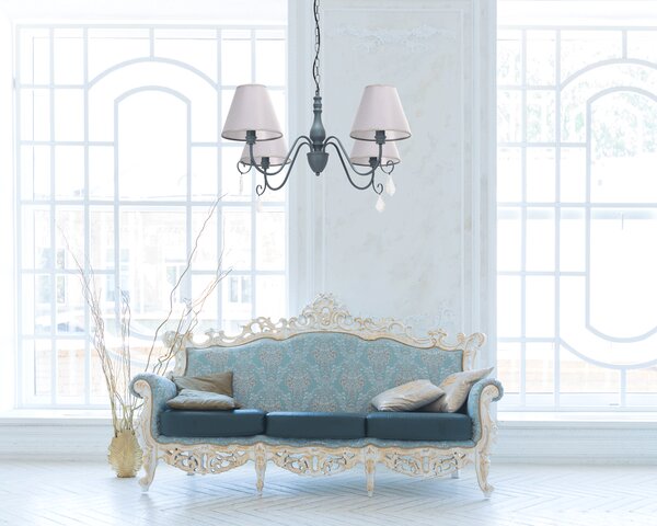Viseća lampa s kristalima APP991-4CP