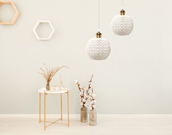 Viseća Lampa APP1007-1CP WHITE O