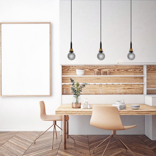 Lampa Viseća APP1124-1CP Black Gold