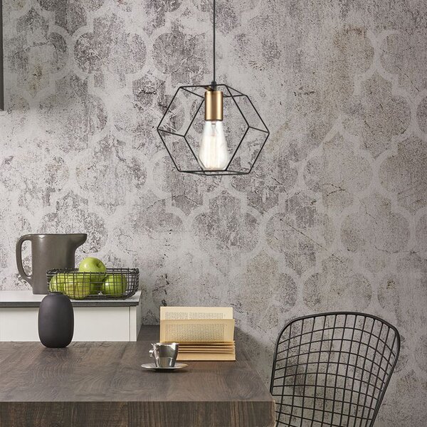 Lampa Viseća APP1131-1CP Black/gold