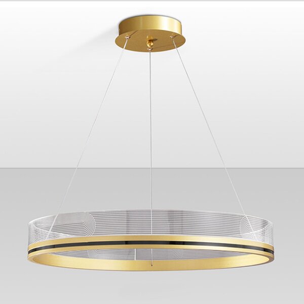 Lampa Viseća APP1189-CP Gold 40cm