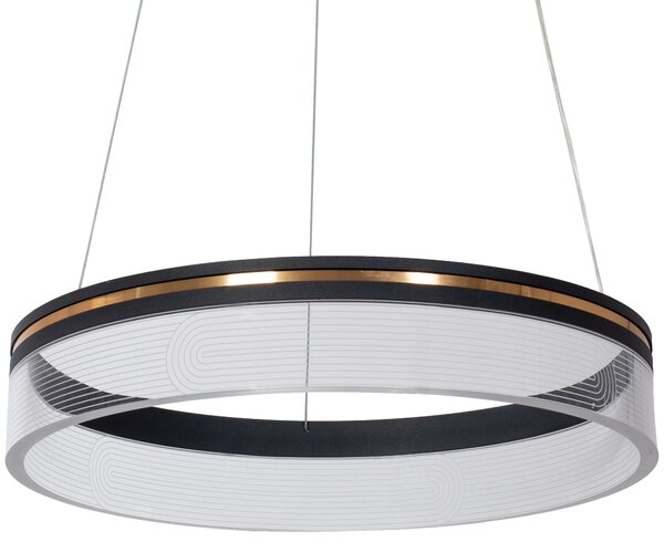 Lampa Viseća APP1191-CP 40cm Black