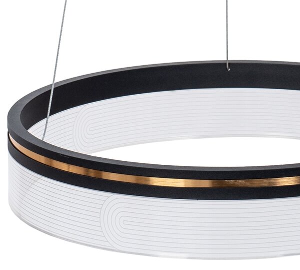 Lampa Viseća APP1191-CP 40cm Black