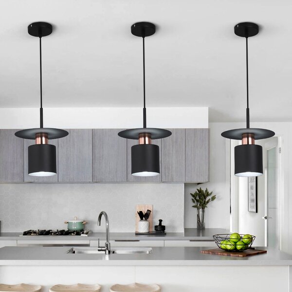 Lampa Viseća APP1145-1CP Black Rose Gold