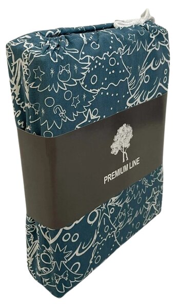 Pamučna posteljina FROSTLINE modrozelena Dimenzije posteljine: 70 x 90 cm | 140 x 200 cm