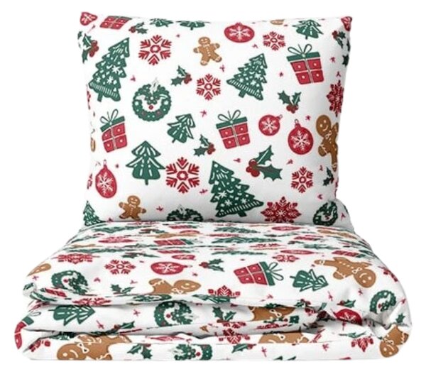 Pamučna posteljina MERRY MOOD bijela Dimenzije posteljine: 70 x 90 cm | 140 x 200 cm