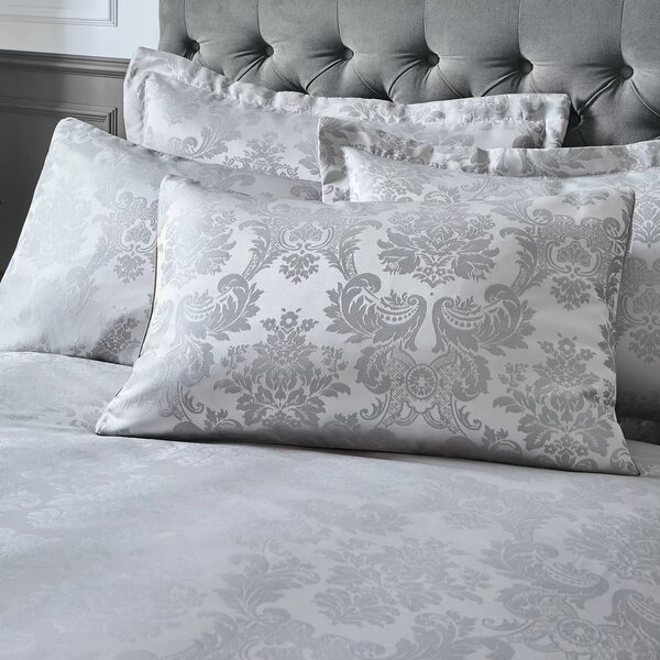 Siva posteljina Catherine Lansfield Jacquard, 200 x 200 cm