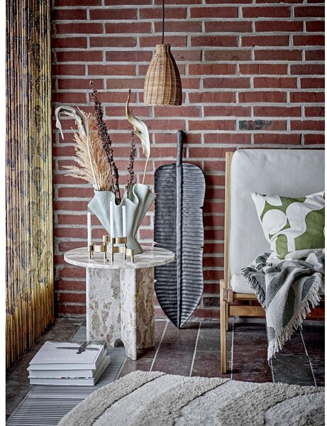 Mramorni okrugli pomoćni stol ø 46 cm Jasmia – Bloomingville