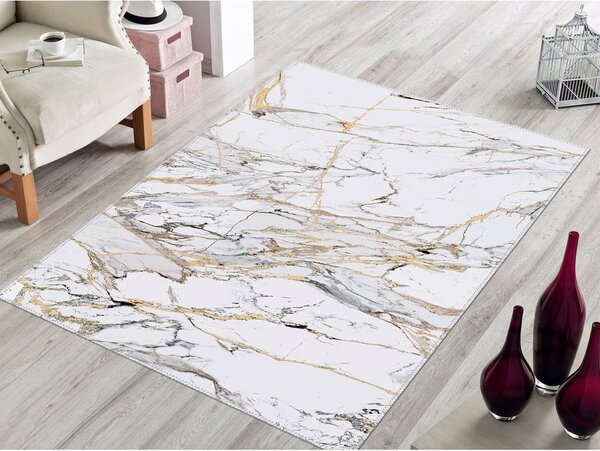 Sivi tepih Vitaus Ivy, 50 x 80 cm