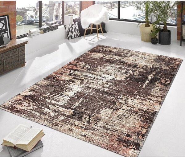 Smeđi tepih Vitaus Louis, 50 x 80 cm