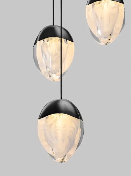 ALICIA LED LUSTER 12X CRNI 60W IP20 3000K TRIAC DIMABILNI NL9124115