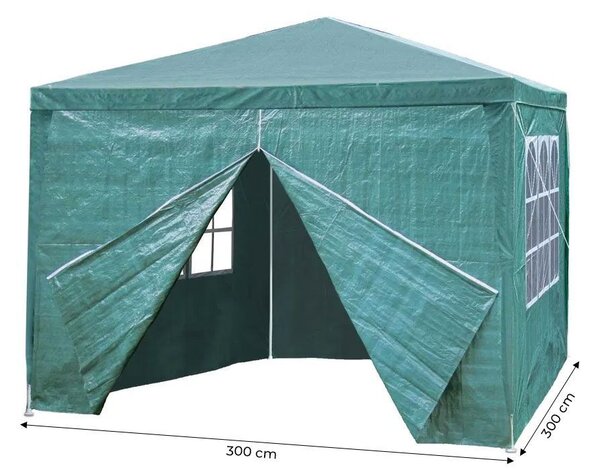 Vrtni šator / paviljon 3 x 3 m Siva