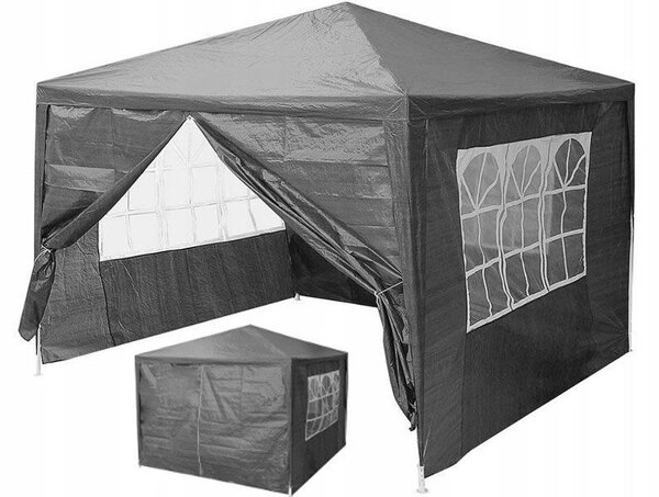 Vrtni šator / paviljon 3 x 3 m Siva