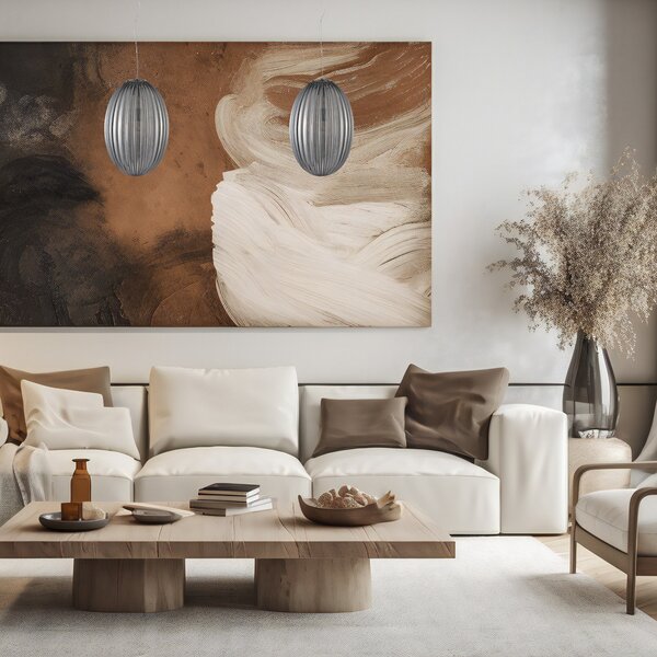 BRAGA SMOKED viseća lampa 1xE27