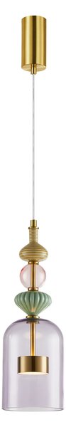 ARTE 12W LED viseća lampa, prom. 13 cm mesing
