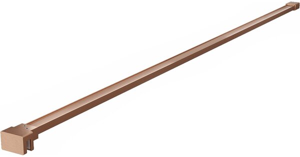 Mexen ravni nosač za zid za tuš kabinu 6-8 mm, četkana bakar - 800-01-65