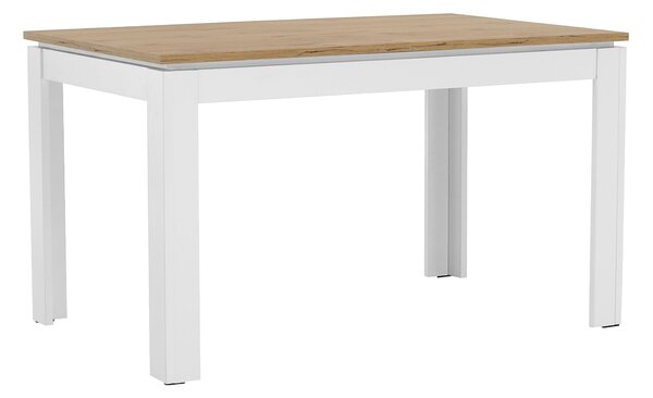 Zondo Blagovaonski stol Vilgi (za 4 do 6 osoba) (bijela + hrast wotan). 1064648