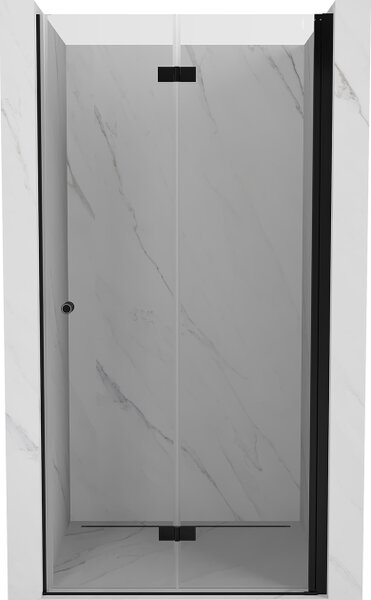 Mexen Mist-F sklopiva desna tuš vrata 65 cm, prozirna, crna - 8A6-065-000-70-00-P