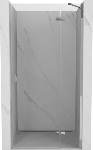 Mexen Mist-H desna krilna tuš vrata 85 cm, prozirna, krom - 8A5-085-000-01-00-P
