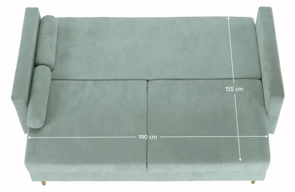 Sofa dvojsed Aria (mentol)