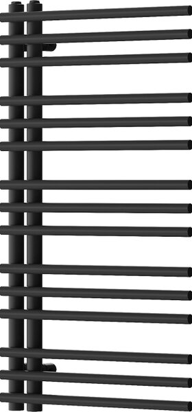 Mexen Neptun dekorativni kupaonski radijator 900 x 500 mm, 369 W, crni - W101-0900-500-00-70