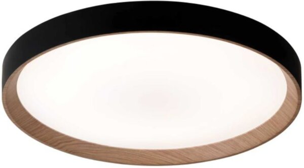 SVJETILJKA STROPNA LED GABRIELA D380 24W 3000/4000/6500K DARK WOOD/BLACK 11082