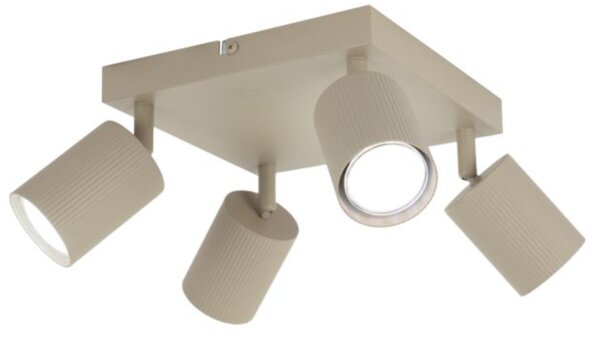 SVJETILJKA SPOT PINEA SAND BEIGE 4x10W GU10 IP20 11153