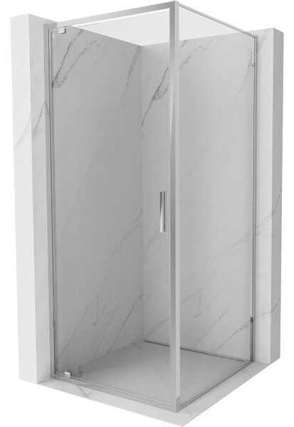 Mexen Exo-BR zakretna tuš kabina 90 x 90 cm, transparentna, krom - 8181-090-090-01-00