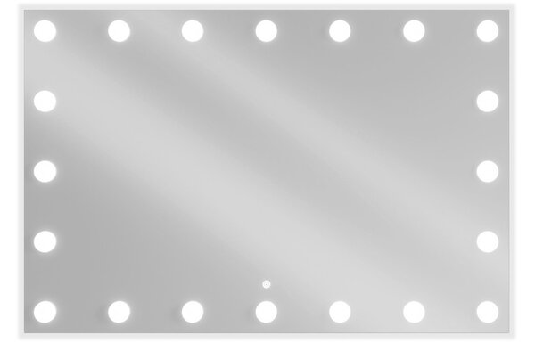 Mexen Dona osvijetljeno kupaonsko ogledalo 100 x 80 cm, LED 6000K, protiv zamagljivanja - 9818-100-080-611-00