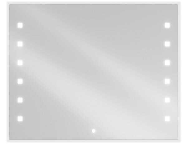 Mexen Ner osvijetljeno kupaonsko ogledalo 100 x 80 cm, LED 6000K, protiv magljenja - 9809-100-080-611-00