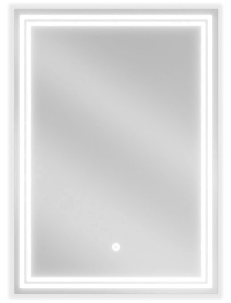 Mexen Taco osvijetljeno kupaonsko ogledalo 50 x 70 cm, LED 6000K, protiv magljenja - 9805-050-070-611-00