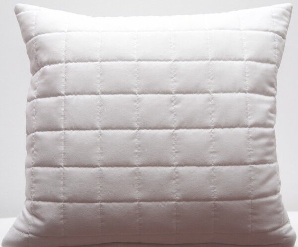Bijela prošivena jastučnica 50x60 cm