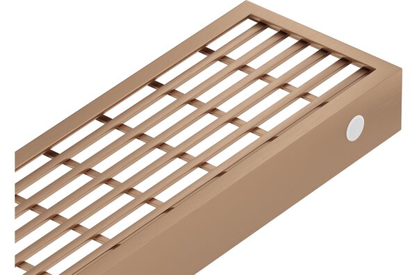 Mexen Flat M33 pokrovna maska za linearni odvod 100 cm, brušeni bakar - 1C33100