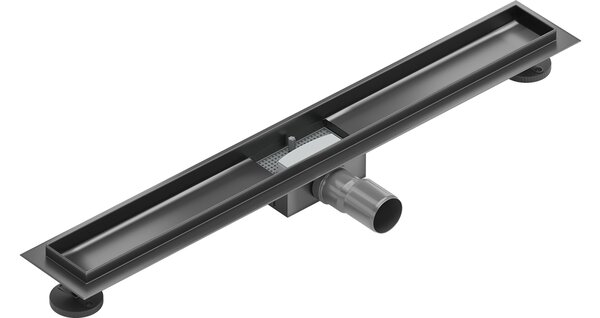 Mexen Flat kućište za linearni odvod 80 cm, četkana sivo-gun boja - 1E15080