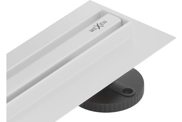 Mexen Flat 360° Slim rotacijski linearni odvod 70 cm, bijeli - 1241070