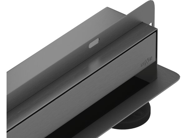 Mexen Flat Wall zidni linearni odvod 2u1 60 cm, četkani gun gray - 1E30060