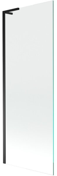 Mexen Next L jednokrilni paravan za kadu 70 x 150 cm, proziran, crni - 895-070-000-03-00-70