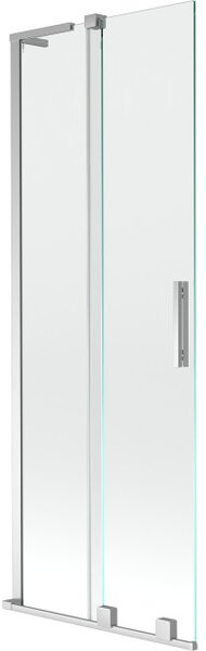 Mexen Velar L klizni paravan za kadu s 2 krila 70 x 150 cm, proziran, krom - 896-070-003-01-01