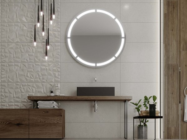 Okruglo ogledalo s LED osvjetljenjem C2 premium