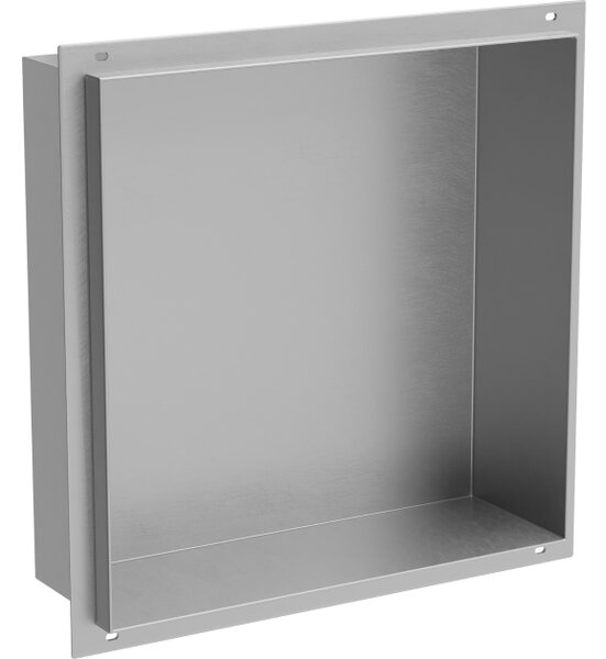 Mexen X-Wall-NR nišna polica bez prirubnice 30 x 30 cm, inox - 1911303010