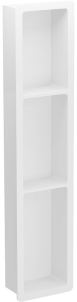 Mexen X-Wall-K konzolna polica od umjetnog kamena 93,2 x 20,7 cm, bijela - 1900932010