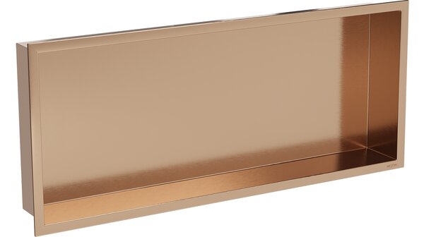 Mexen X-Wall-R nišna polica s prirubnicom 75 x 30 cm, brušena bakar - 19C0753010