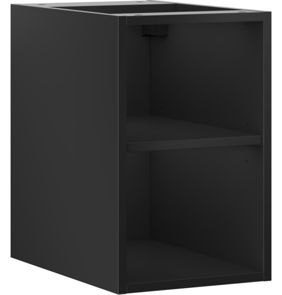 Mexen Box-A otvoreni ormarić s policom 30 cm, crni mat - 91AX2-0300-470-0-71