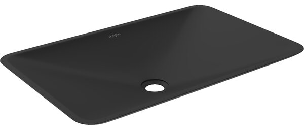 Mexen Esper umivaonik nadgradni od konglomerata 60 x 38 cm, crni - 23036071