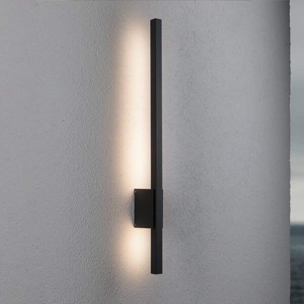 Paulmann Stan LED vanjska zidna svjetiljka 80 cm, Crno, Metal